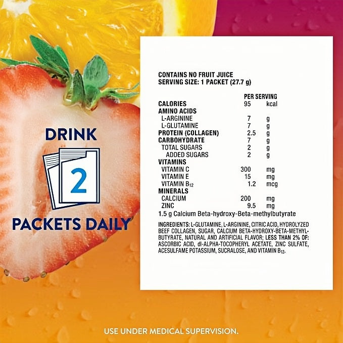 Juven Nutrition Support for Wound Healing, Fruit Punch